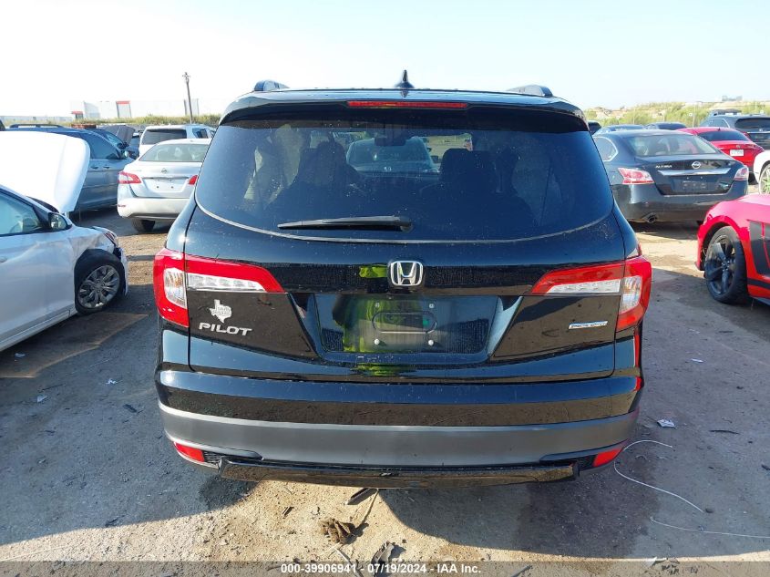 2022 Honda Pilot 2Wd Special Edition VIN: 5FNYF5H2XNB019894 Lot: 39906941