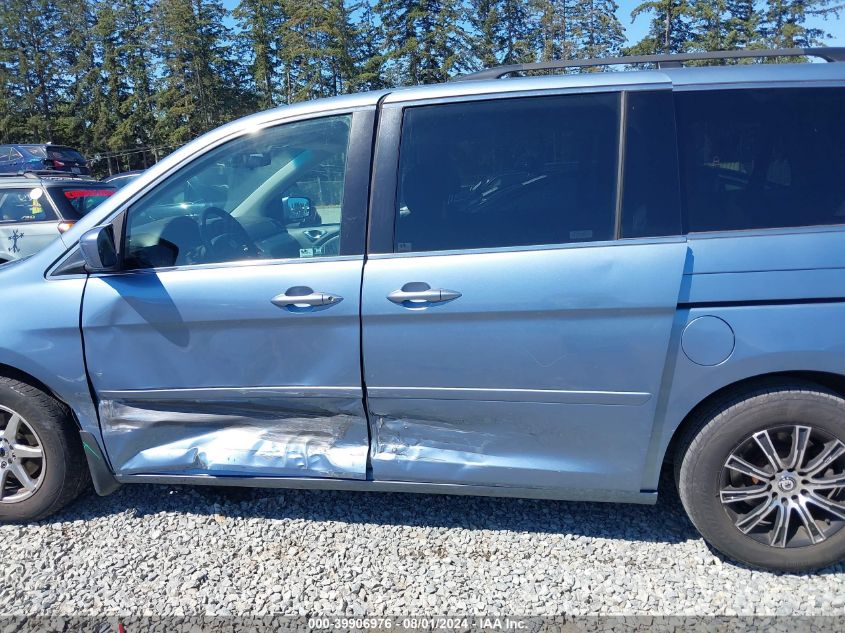 2007 Honda Odyssey Ex-L VIN: 5FNRL38687B092866 Lot: 39906976