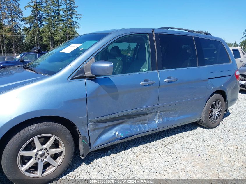 2007 Honda Odyssey Ex-L VIN: 5FNRL38687B092866 Lot: 39906976