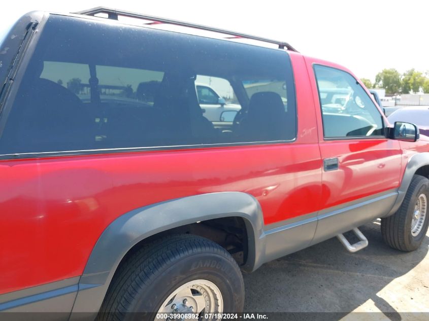 1997 Chevrolet Tahoe VIN: 3GNEK18R3VG119597 Lot: 39906992