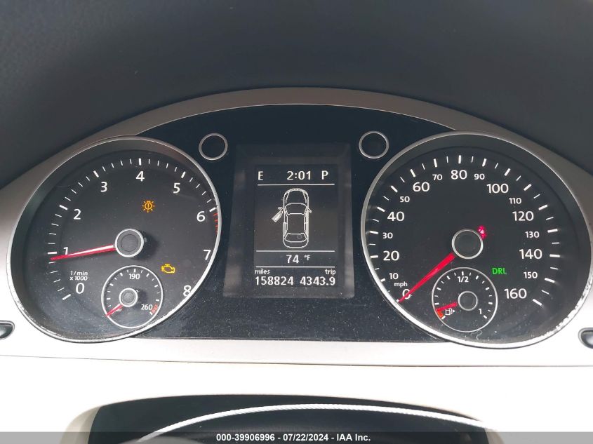 2010 Volkswagen Passat Komfort VIN: WVWJM7AN9AE135140 Lot: 39906996