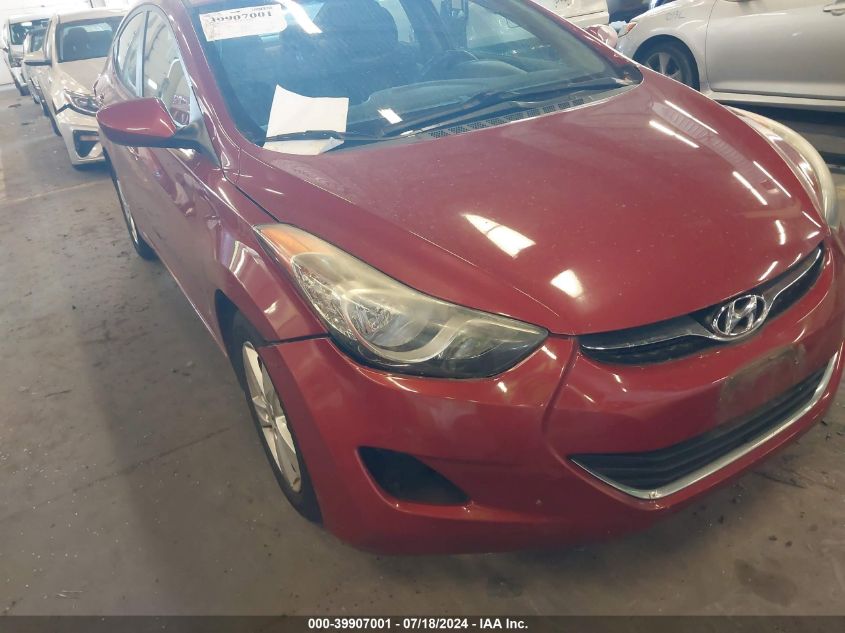 2013 Hyundai Elantra Gls VIN: KMHDH4AE1DU489837 Lot: 39907001