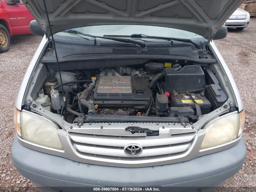 2001 Toyota Sienna Le VIN: 4T3ZF13C51U390298 Lot: 39907004