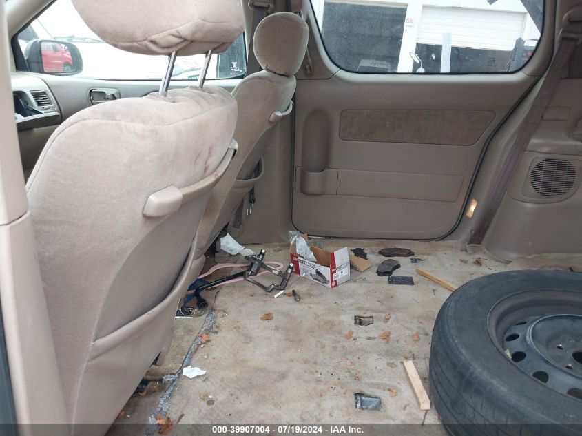2001 Toyota Sienna Le VIN: 4T3ZF13C51U390298 Lot: 39907004