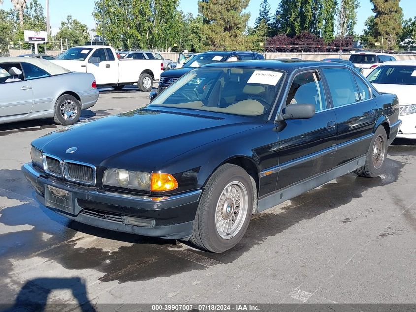 1997 BMW 740 Il VIN: WBAGJ8324VDM07808 Lot: 39907007