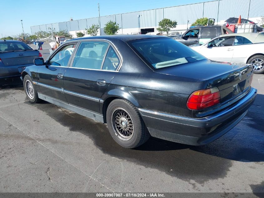 1997 BMW 740 Il VIN: WBAGJ8324VDM07808 Lot: 39907007