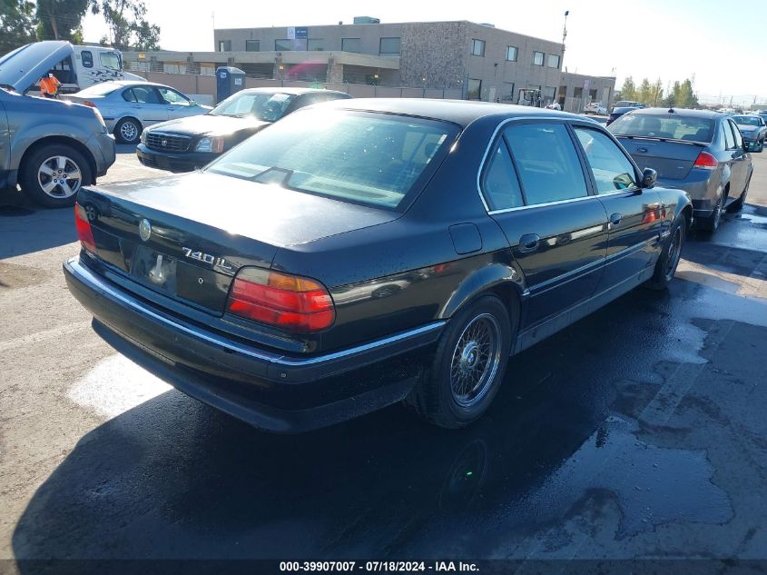 1997 BMW 740 Il VIN: WBAGJ8324VDM07808 Lot: 39907007