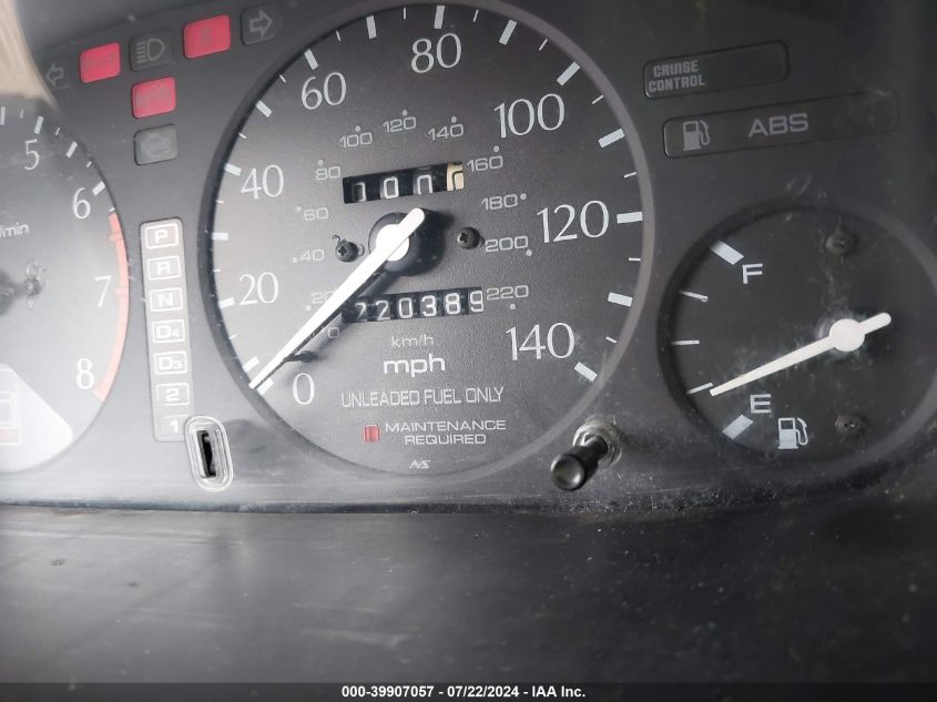 1997 Acura Cl 2.2 VIN: 19UYA1250VL022330 Lot: 39907057