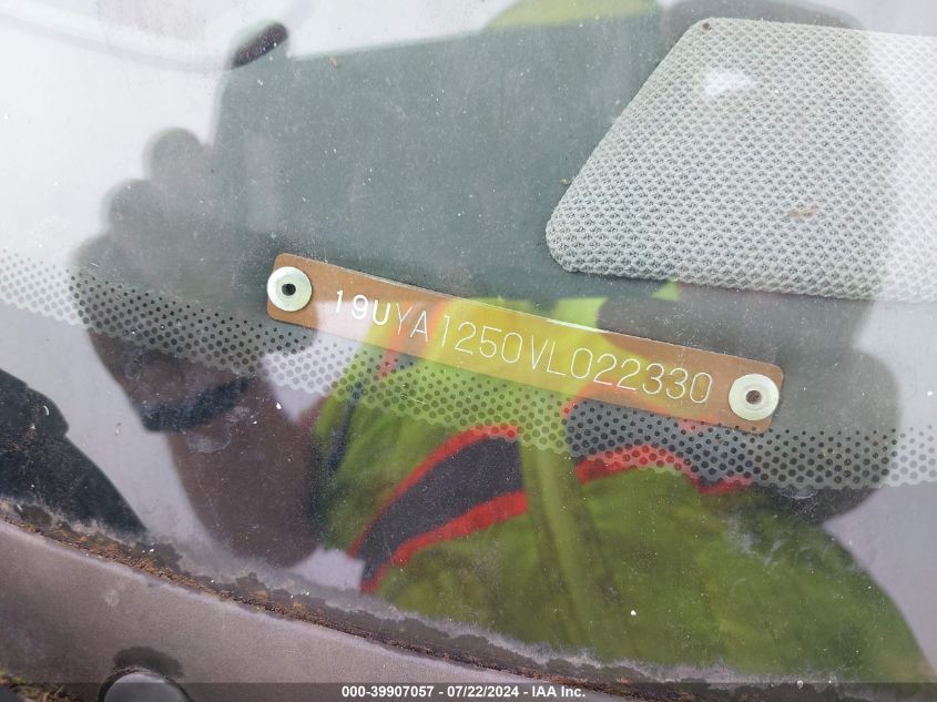 1997 Acura Cl 2.2 VIN: 19UYA1250VL022330 Lot: 39907057