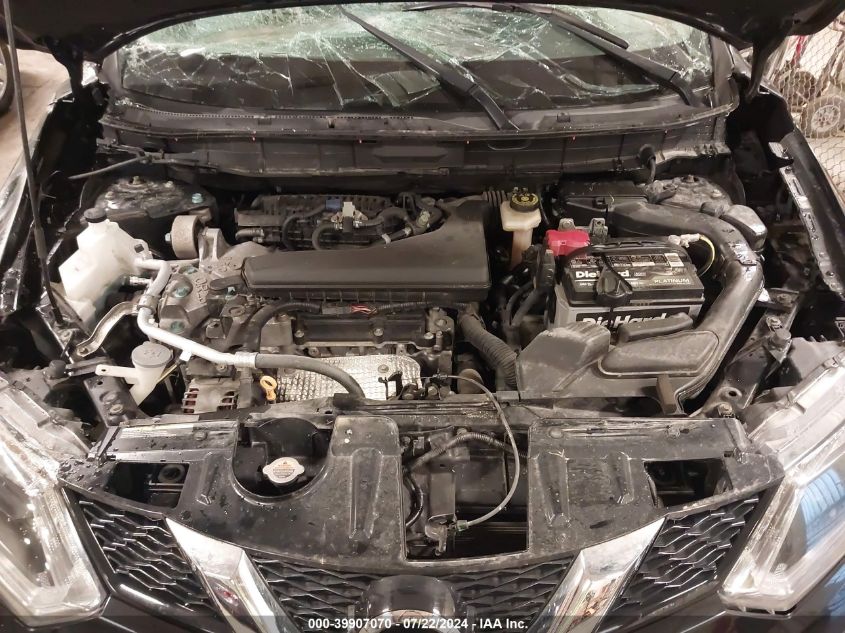 2016 Nissan Rogue Sv VIN: KNMAT2MV3GP727213 Lot: 39907070