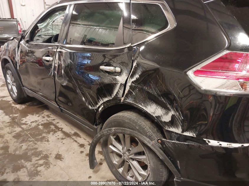 2016 Nissan Rogue Sv VIN: KNMAT2MV3GP727213 Lot: 39907070