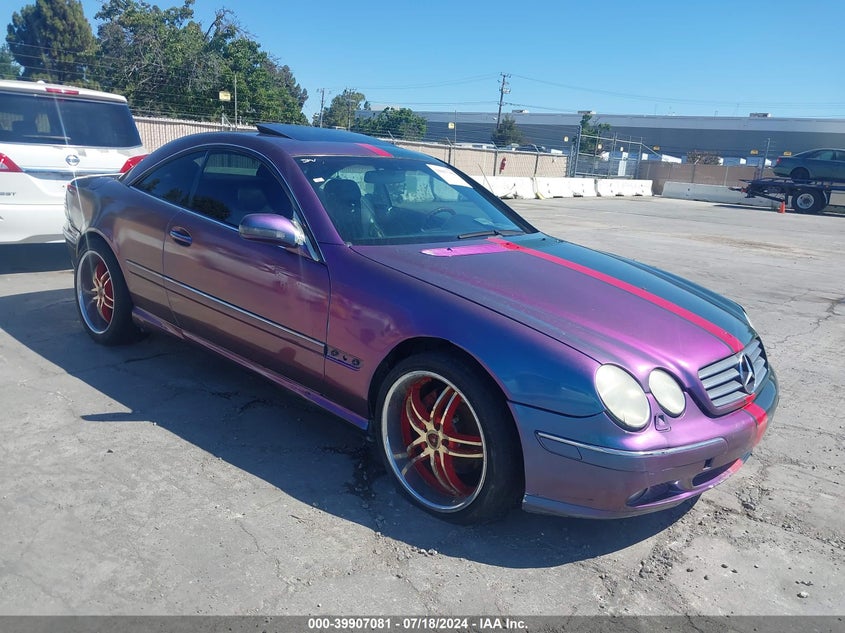 2000 Mercedes-Benz Cl-Class VIN: WDBPJ75JXYA004423 Lot: 39907081