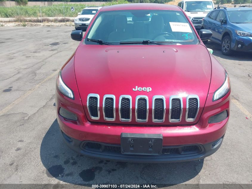 2015 Jeep Cherokee Sport VIN: 1C4PJMAB5FW556930 Lot: 39907103