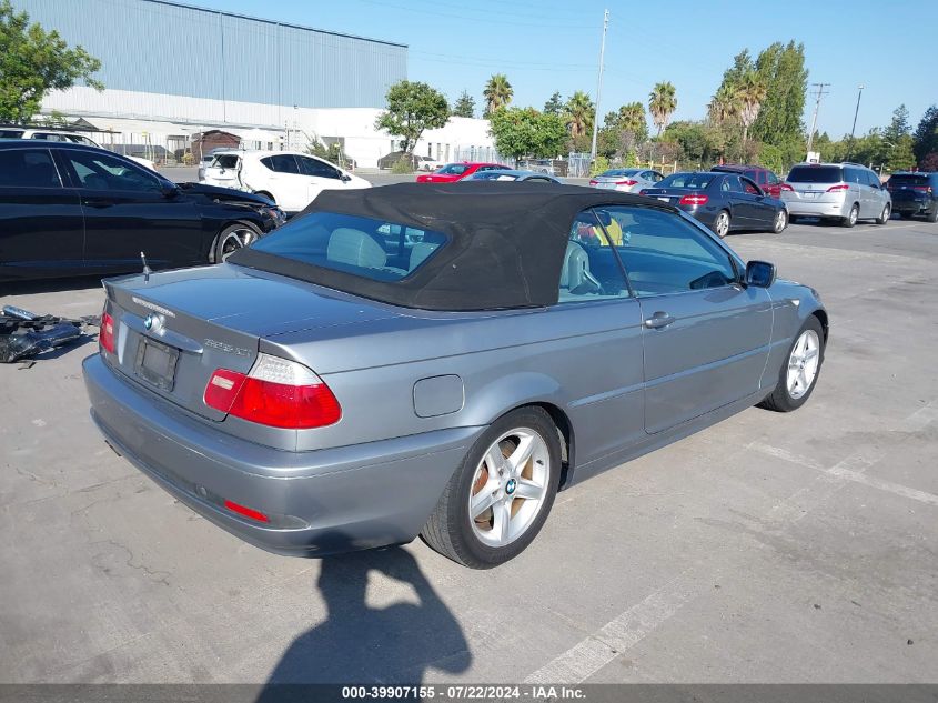 2004 BMW 325Ci VIN: WBABW33424PG97935 Lot: 39907155