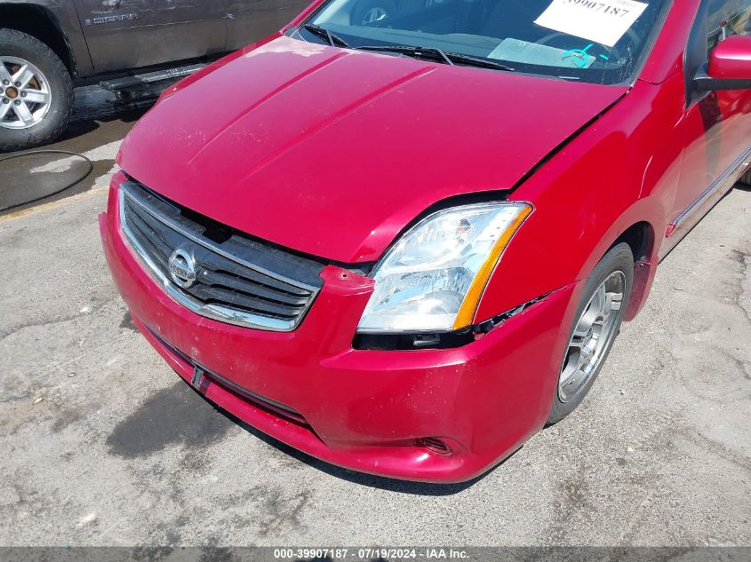 2012 Nissan Sentra 2.0 S VIN: 3N1AB6AP8CL679149 Lot: 39907187