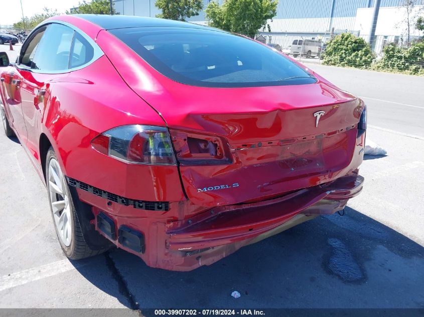 2018 Tesla Model S 100D/75D/P100D VIN: 5YJSA1E21JF286529 Lot: 39907202