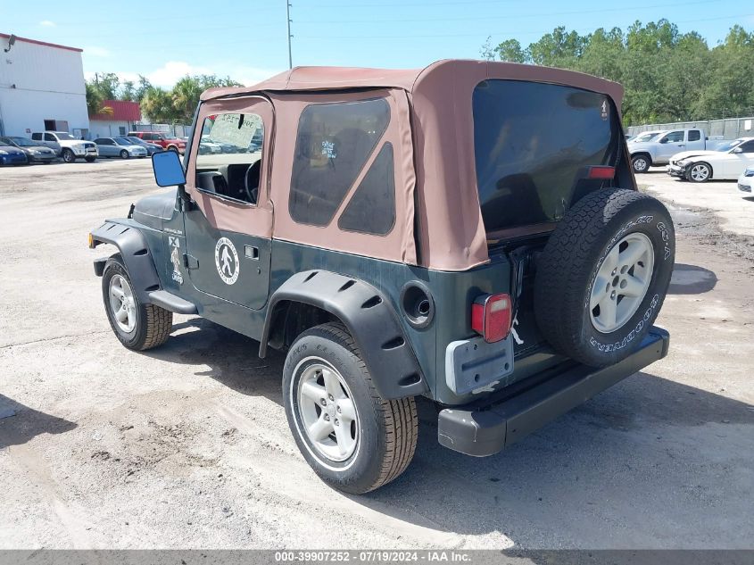 2002 Jeep Wrangler X VIN: 1J4FA39S02P762696 Lot: 39907252