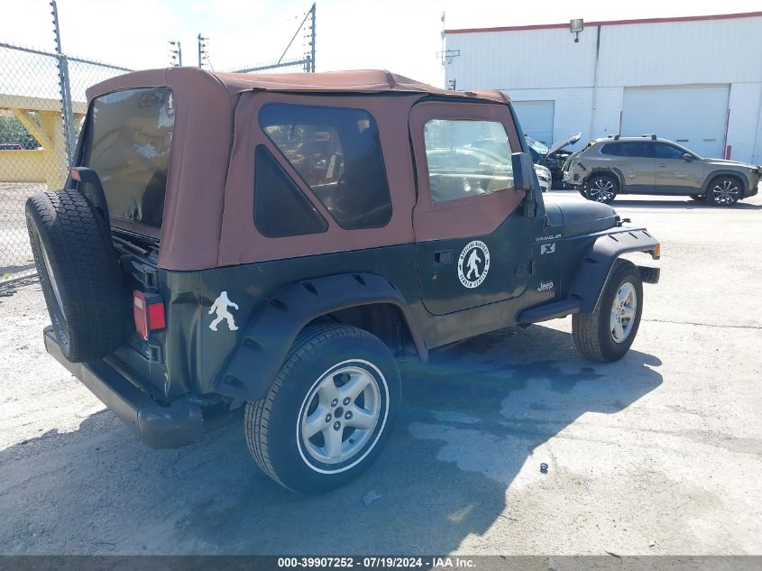 2002 Jeep Wrangler X VIN: 1J4FA39S02P762696 Lot: 39907252