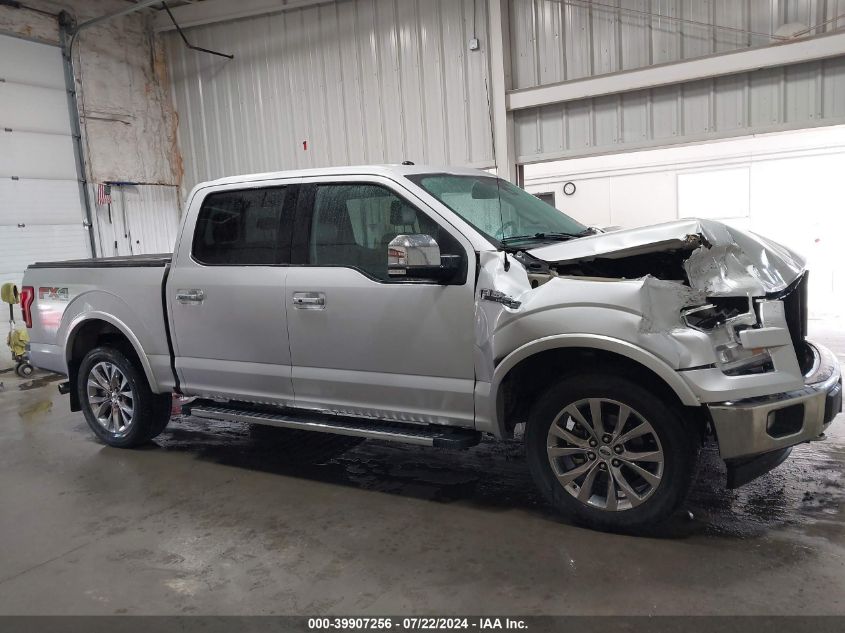 2017 FORD F-150 LARIAT - 1FTEW1EF1HKC30332