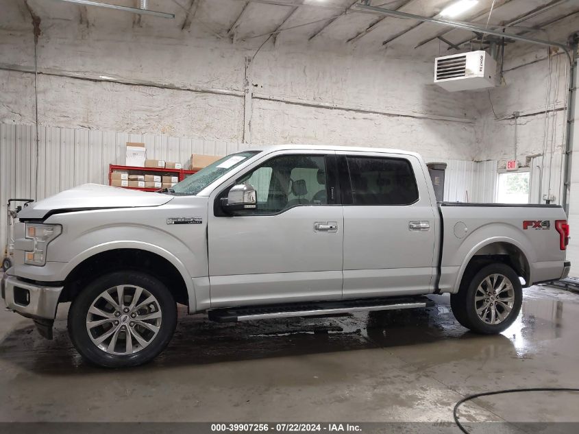 2017 FORD F-150 LARIAT - 1FTEW1EF1HKC30332