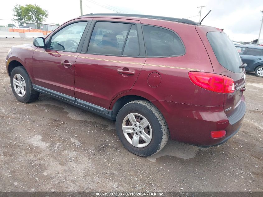 2009 Hyundai Santa Fe Gls VIN: 5NMSG13D89H229550 Lot: 39907308