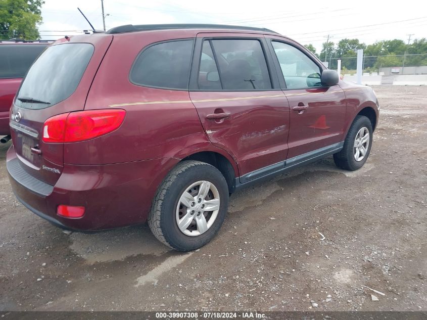 2009 Hyundai Santa Fe Gls VIN: 5NMSG13D89H229550 Lot: 39907308