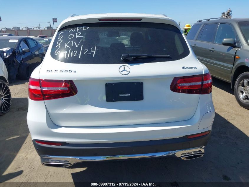 2019 Mercedes-Benz Glc 350E VIN: WDC0G5EB5KF565079 Lot: 39907312