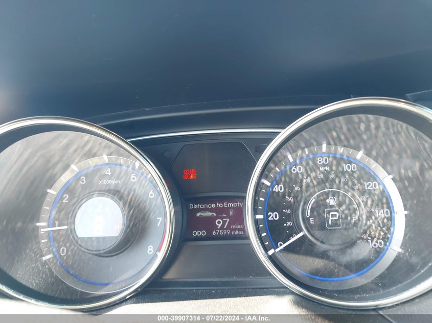 2012 Hyundai Sonata Gls VIN: 5NPEB4AC5CH473464 Lot: 39907314