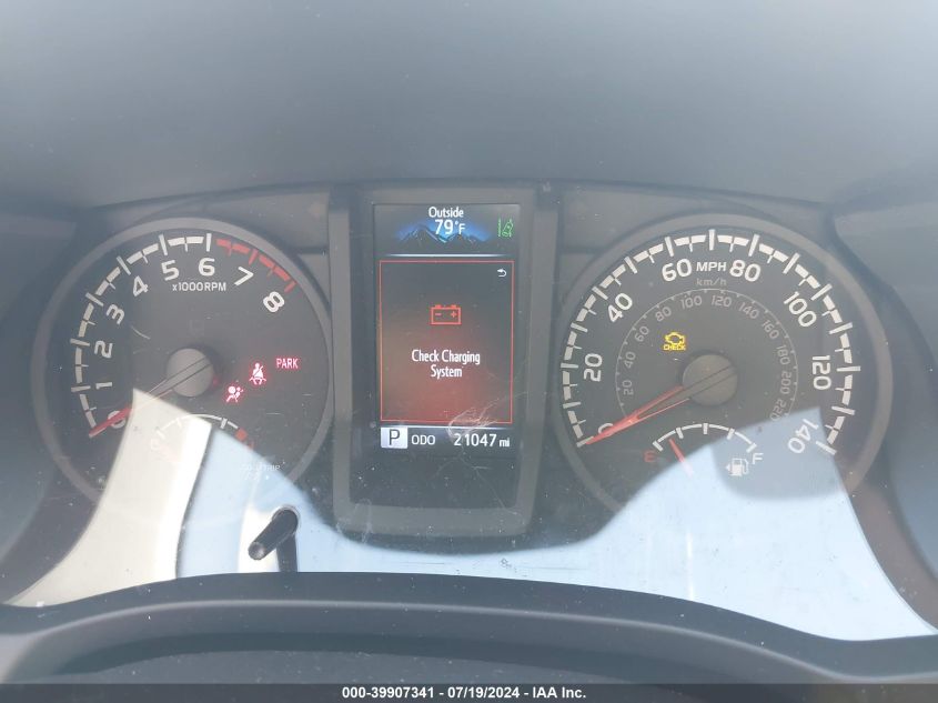 2022 Toyota Tacoma Sr V6 VIN: 3TYSZ5AN5NT067465 Lot: 39907341