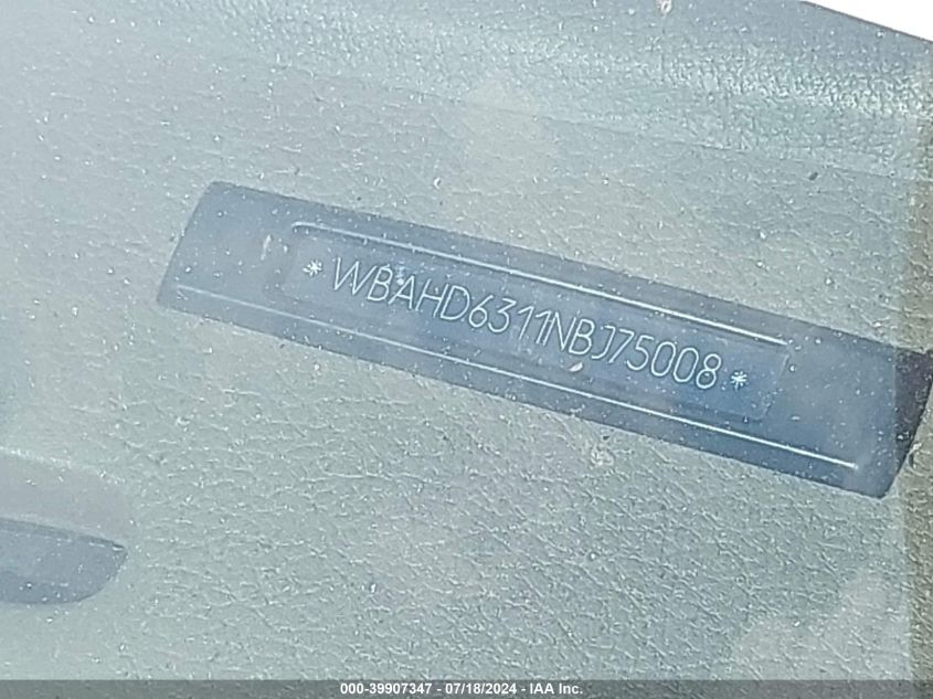 1992 BMW 525 I Automatic VIN: WBAHD6311NBJ75008 Lot: 39907347