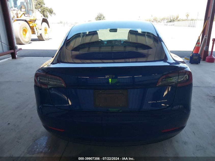 2019 Tesla Model 3 Long Range/Performance VIN: 5YJ3E1EB6KF533408 Lot: 39907356