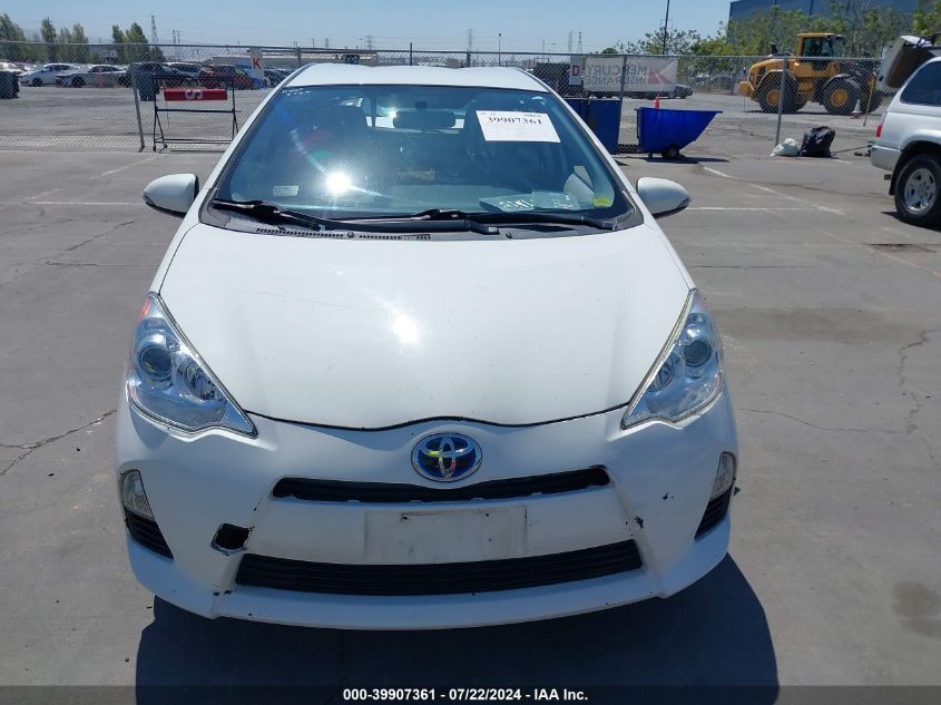 2014 Toyota Prius C One VIN: JTDKDTB34E1574429 Lot: 39907361