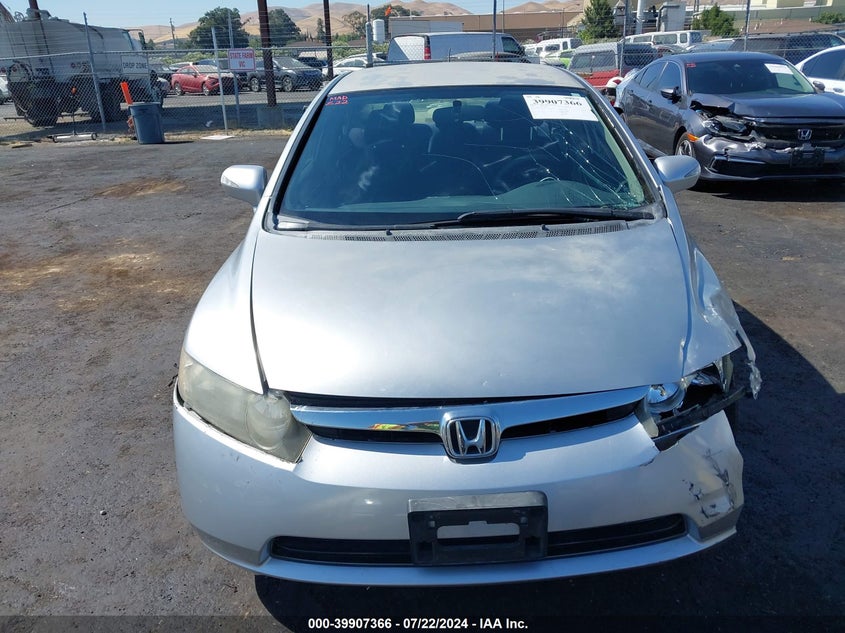 2007 Honda Civic Hybrid VIN: JHMFA36247S001635 Lot: 39907366