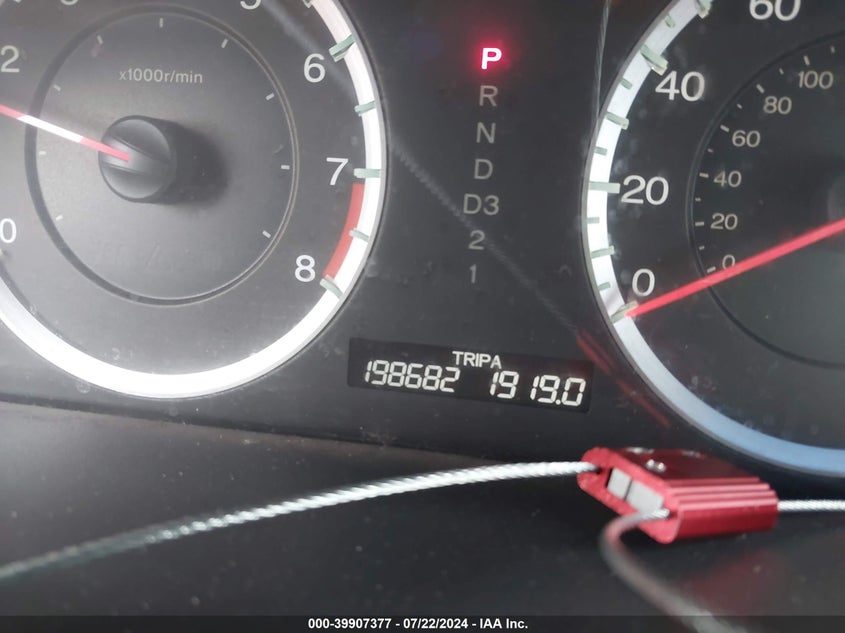 2009 Honda Accord 2.4 Ex-L VIN: 1HGCP26849A077612 Lot: 39907377