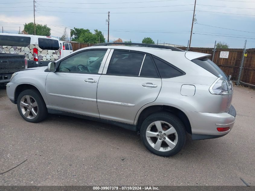 2008 Lexus Rx 400H VIN: JTJHW31U782041498 Lot: 39907379