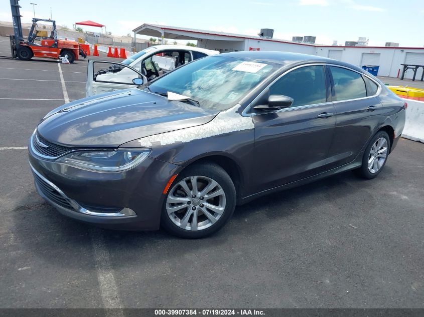 2016 Chrysler 200 Limited VIN: 1C3CCCAB2GN140641 Lot: 39907384