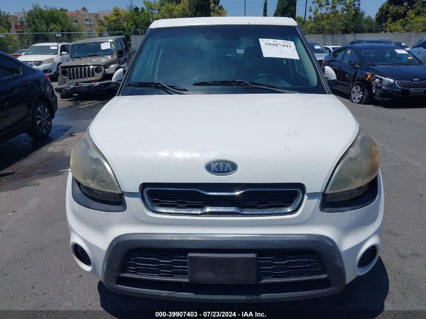 2012 Kia Soul + VIN: KNDJT2A6XC7478643 Lot: 39907403