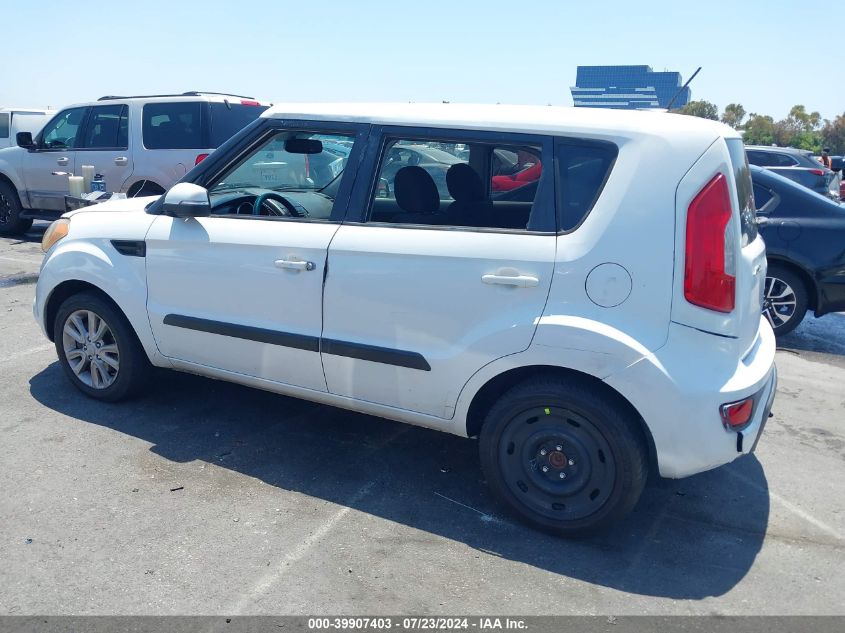 2012 Kia Soul + VIN: KNDJT2A6XC7478643 Lot: 39907403