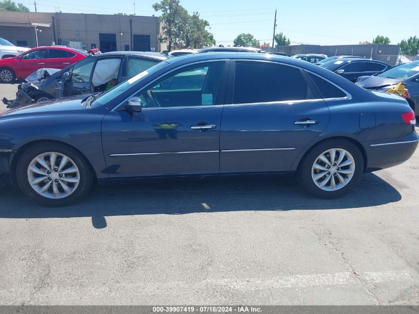 2007 Hyundai Azera Limited/Se VIN: KMHFC46F27A153743 Lot: 39907419