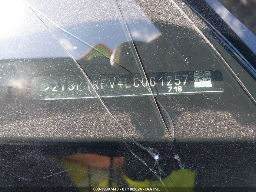 2020 Toyota Rav4 Xle VIN: 2T3P1RFV4LC061257 Lot: 39907443