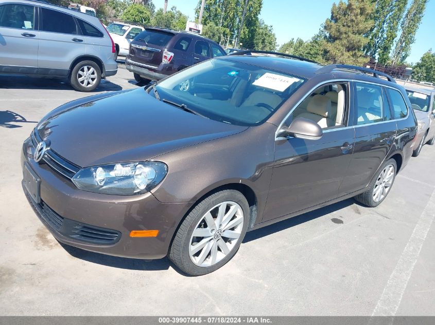 2012 Volkswagen Jetta Sportwagen 2.0L Tdi VIN: 3VWPL7AJ0CM677103 Lot: 39907445