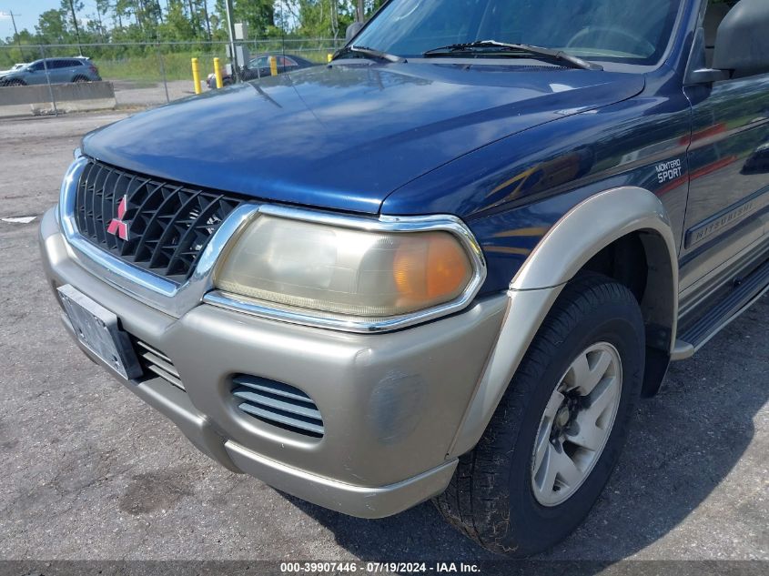 2001 Mitsubishi Montero Sport Xls VIN: JA4LS31H81P022523 Lot: 39907446