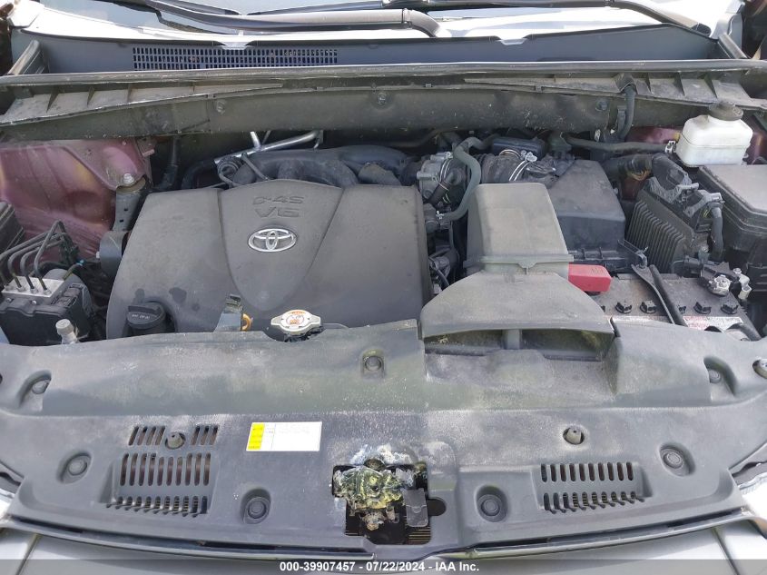 2019 Toyota Highlander Xle VIN: 5TDJZRFH0KS728736 Lot: 39907457