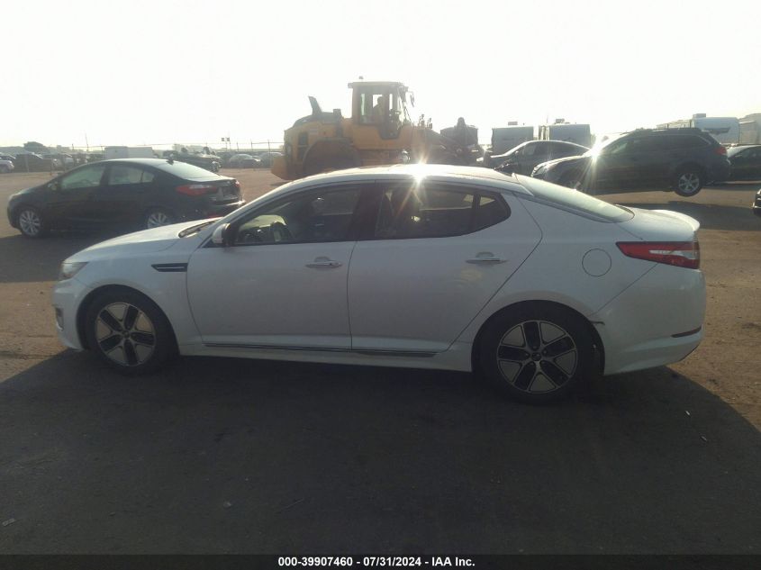 2012 Kia Optima Hybrid Ex VIN: KNAGM4ADXC5032180 Lot: 39907460