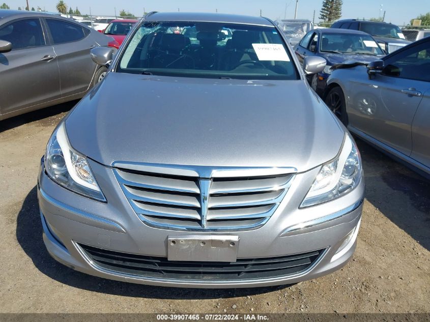 2012 Hyundai Genesis 3.8 VIN: KMHGC4DD2CU167740 Lot: 39907465