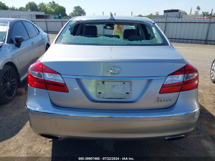 2012 Hyundai Genesis 3.8 VIN: KMHGC4DD2CU167740 Lot: 39907465