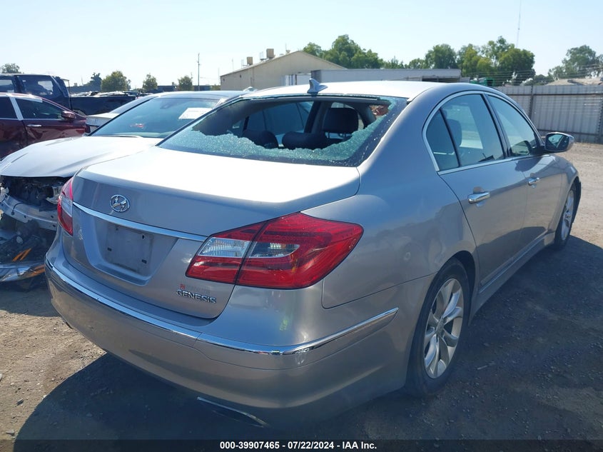 2012 Hyundai Genesis 3.8 VIN: KMHGC4DD2CU167740 Lot: 39907465