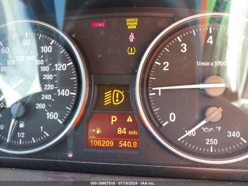 2011 BMW 328I I Sulev VIN: WBAKE5C5XBE755027 Lot: 39907518