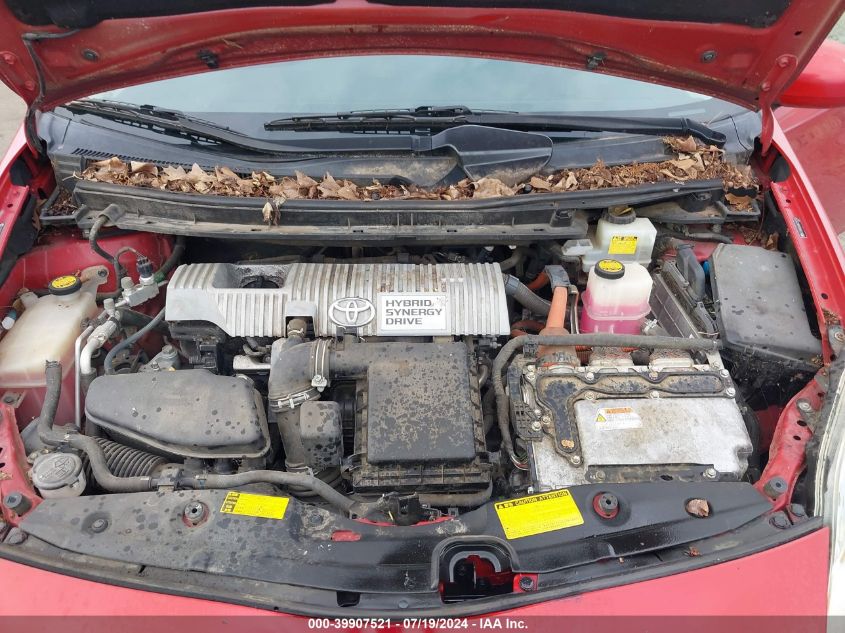 2010 Toyota Prius Ii VIN: JTDKN3DUXA0120740 Lot: 39907521