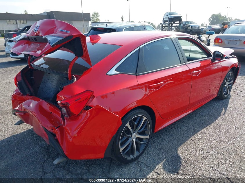 VIN 2HGFE1F96NH316451 2022 HONDA CIVIC TOURING